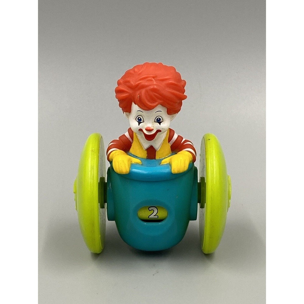 2006 McDonald's Happy Meal Toddler Toys Baby Rolling Ronald 3.5”